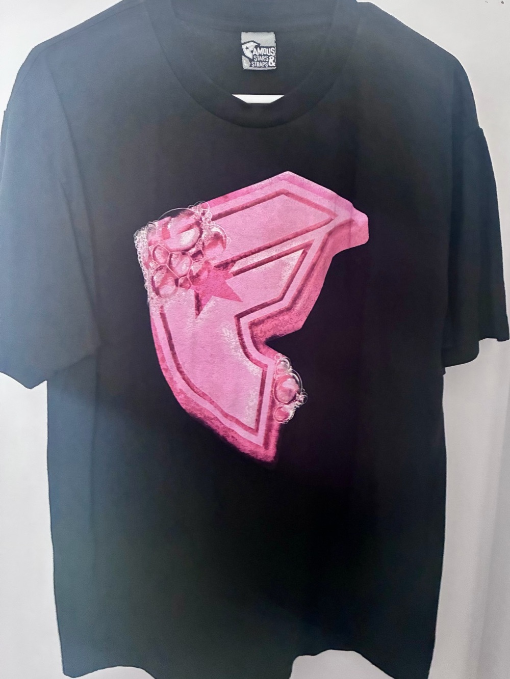 Famous Stars & Straps Black and Pink Mens L